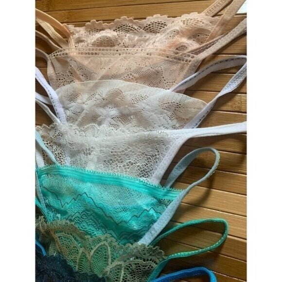 NEW Women’s 9 Pair Lace G-String Thong Set XS/S - Picture 6 of 10